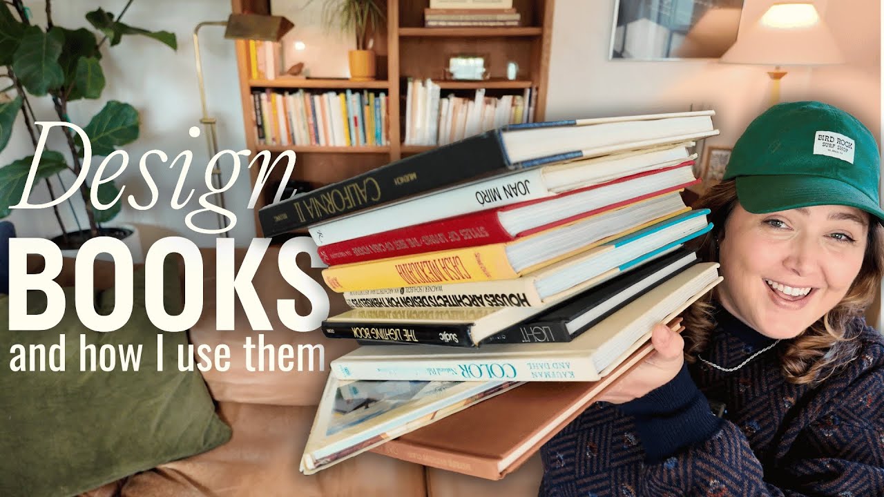 10 Vintage Interior Design Books I LOVE & How I Use Them!