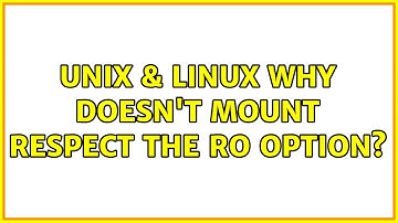 Unix & Linux: Why doesn
