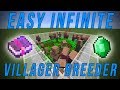 How To Build a simple Infinite Villager Breeder 1.13