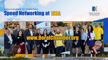 Speed Networking at IKEA. A Doral Chamber of Commerce Signature Networking Event