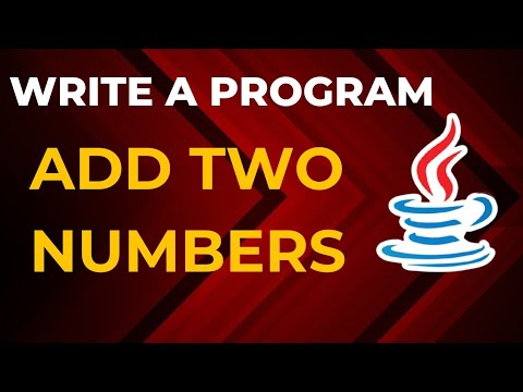 Add Two Numbers || Java Program - YouTube