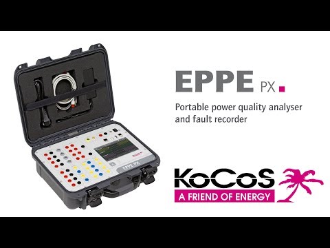 EPPE PX - Portable power quality analyser and fault recorder