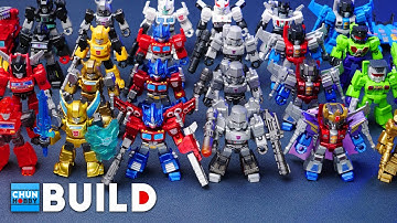 Transformers Speed Build! 100%Firepower Optimus Prime & Fully Armed Megatron & MORE!! | Beat Build