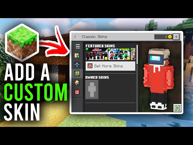 How To Add A Custom Skin Minecraft Bedrock 