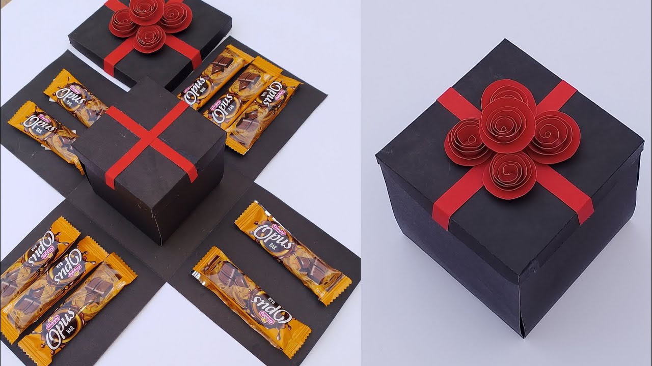 Chocolate explosion box| How to make chocolate explosion box for ...