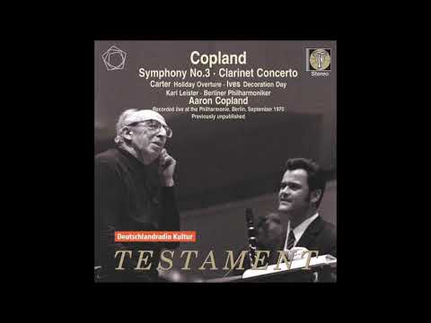 Copland Clarinet Concerto Leister