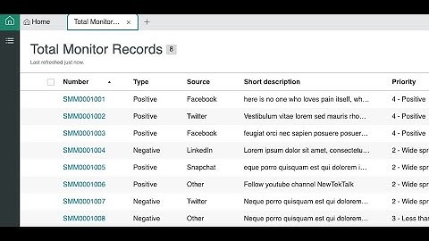 ServiceNow UIB series (video 4) : Simple list page and drill down from home page.