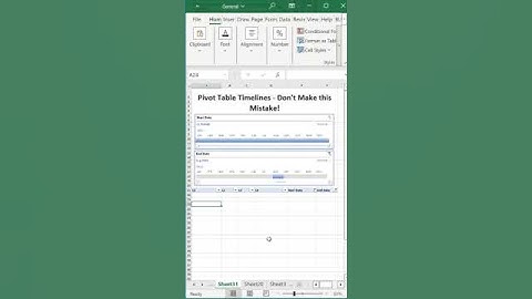 Pivot Table Timelines   Don