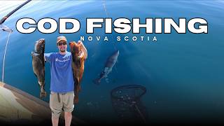 COD FISHING IN NOVA SCOTIA 2026 | TINY BOAT ADVENTURES OFF SHORE | MONSTER FISH!