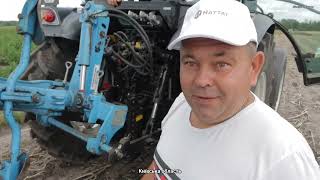 Вся сім'я збирала на трактор😳 Hattat 4110 із плугом Lemken! Оранка стерні ріпаку