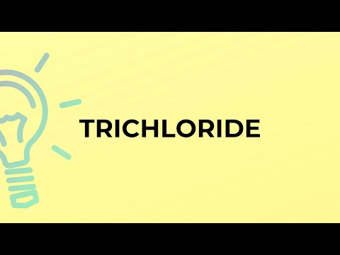 Video: Wat is trichloride-ion?