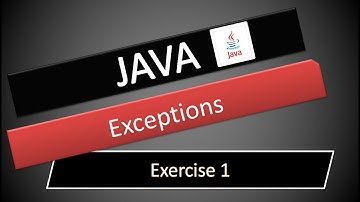 [ JAVA ] Exceptions Exercise 1