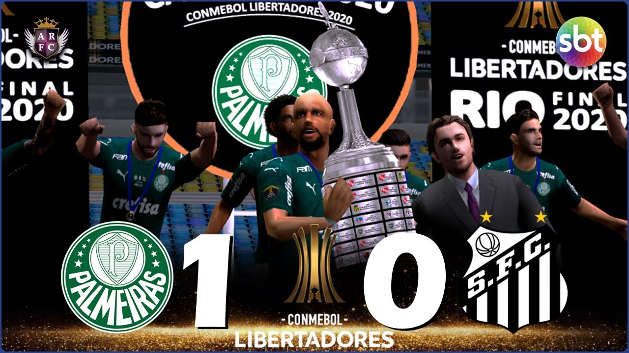 PALMEIRAS 1 x 0 SANTOS | FINAL DA LIBERTADORES 2020 RECRIADA NO PES 2021 PSP