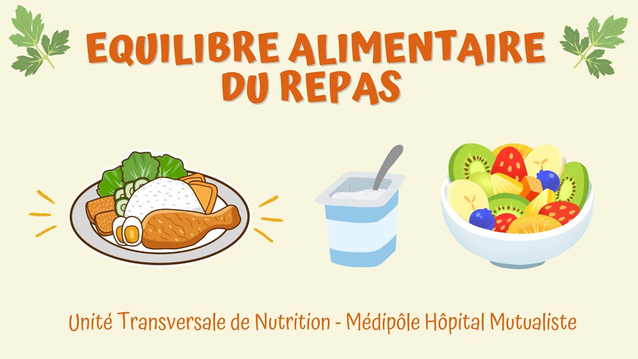 Épisode 3 : Equilibre alimentaire du repas