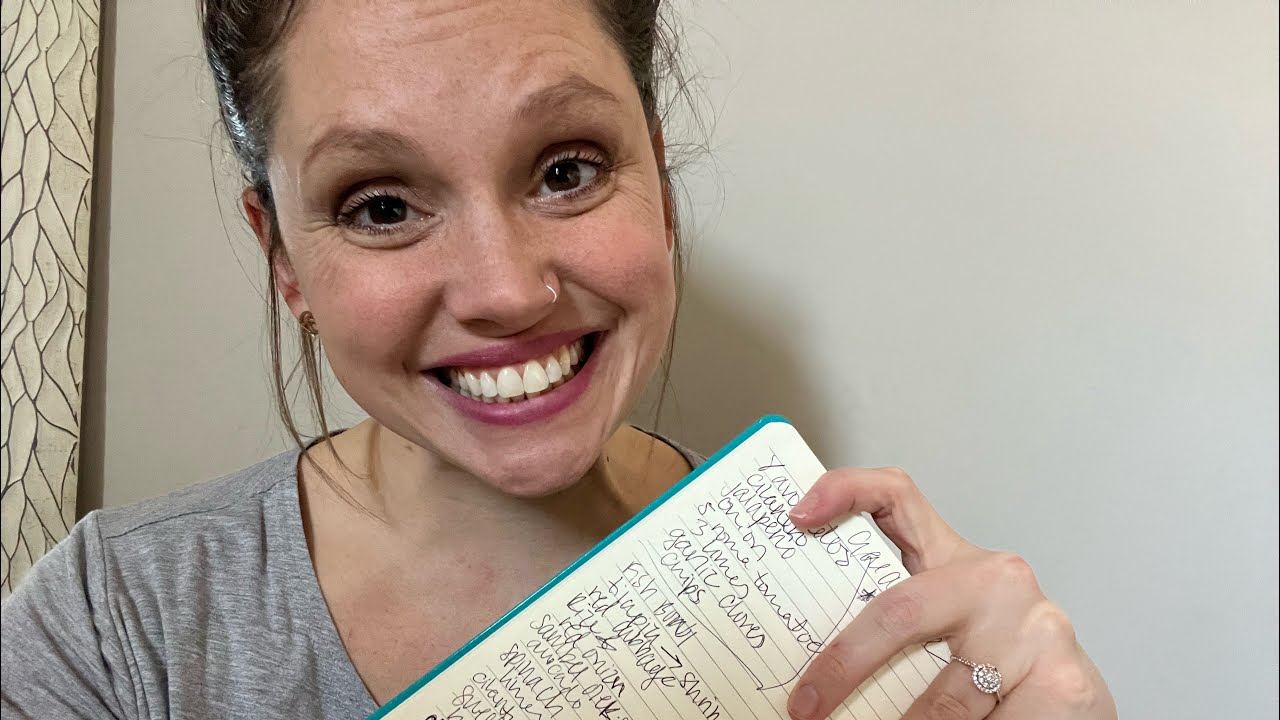 ASMR - Soft Spoken Grocery List - Gum Chewing