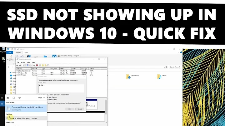 SSD not showing up Windows 10 - Activate SSD in 1 minute in Windows Explorer