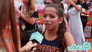 Isabela Moner Talks Boyfriend Jace Norman | 2016 Kids' Choice Sports Awards