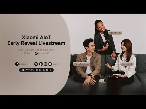 Xiaomi AIoT Early Reveal Livestream