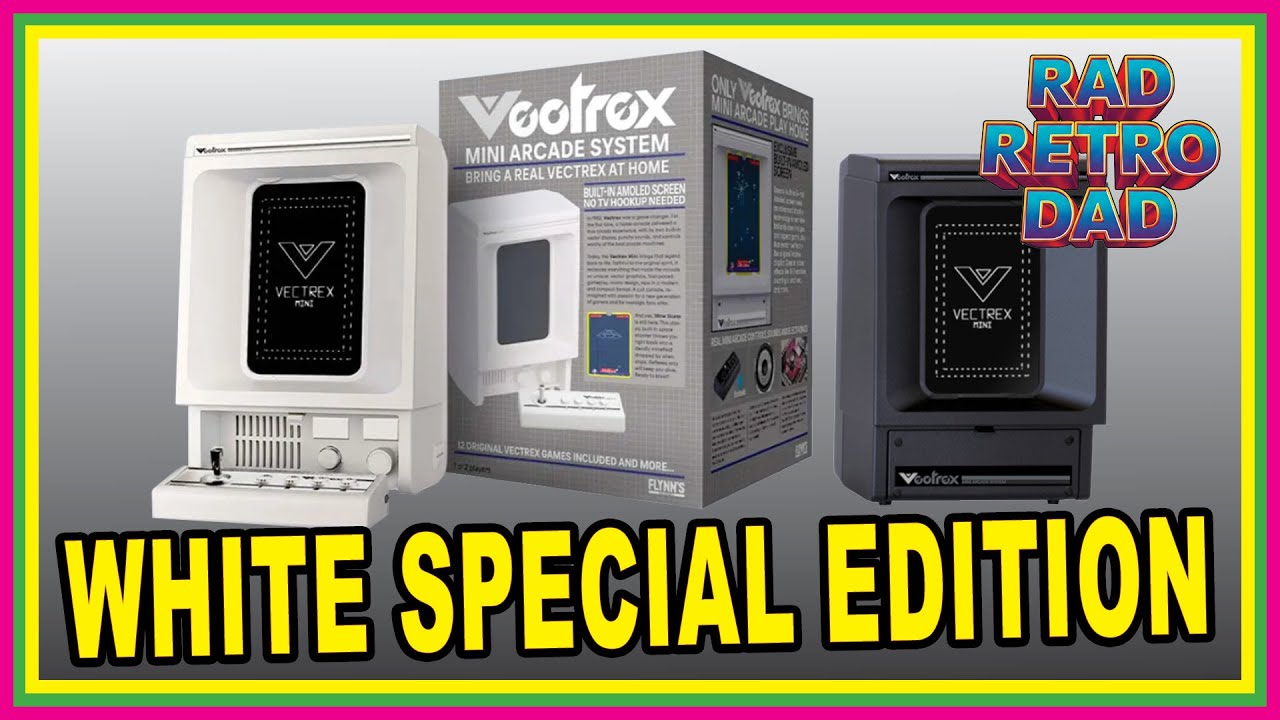 Обновление Vectrex mini (представлена ​​белая версия)