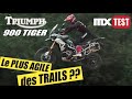 900 Tiger Rally Pro Triumph : le test offroad extrême ! Sauts, ornières, trous, poussière...