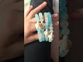 make a bracelet with me #bracelet #claybracelet #smallbusiness #stonebeads #preppy #diy