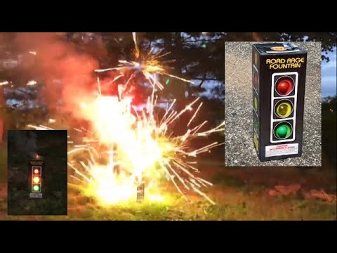 Keystone Fireworks Road Rage Fountain Really Neat! - YouTube