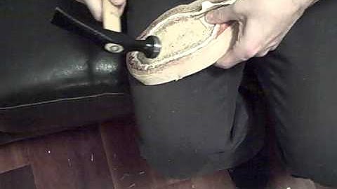 How to make a shoe by hand, Part 9n: The rand and the welting