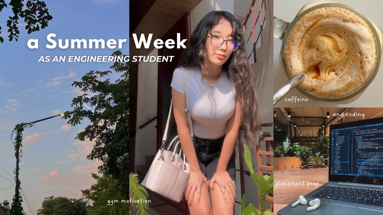 a chill summer week as a Computer Science student - YouTube
