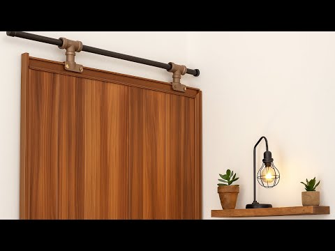 Sliding door using PVC lining - Step by Step