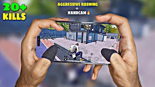 AGGRESSIVE RUSHING SHADOW FORCE LIVIK MAP GAMEPLAY FOR HANDCAM | PUBGMOBILE