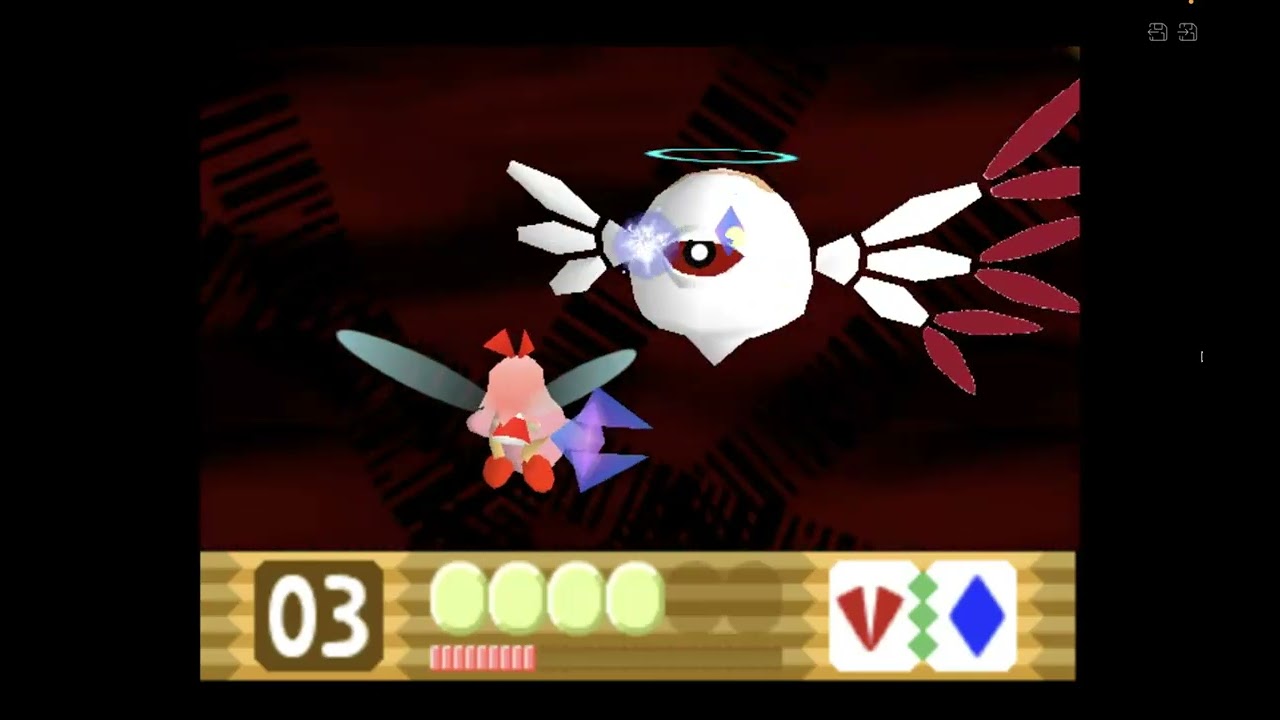 Defeating Zero Two (The Final Boss) in Kirby 64: The Crystal Shards