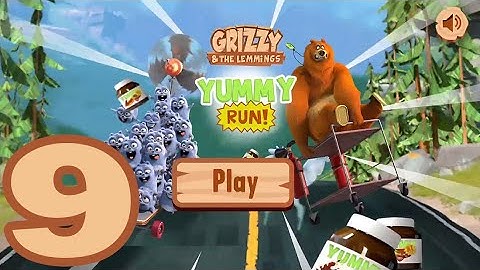 Grizzy and the Lemmings Yummy Run - Gameplay Walkthrough part 9 (Android/IOS)