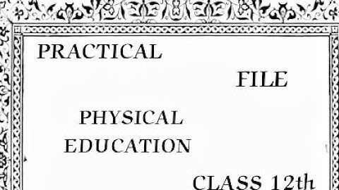 Class 12 physical education file  #project #file#sports