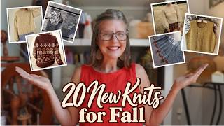 20 NEW Knitting Patterns for Fall