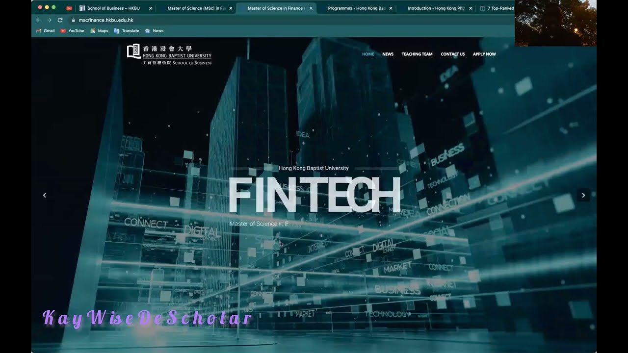 Application & Scholarship Tips | HKBU & HK Schools | MSc. MPhil. Ph.D.| Part 1