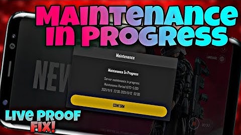 pubg new state maintenance in progress || pubg new state maintenance problem server