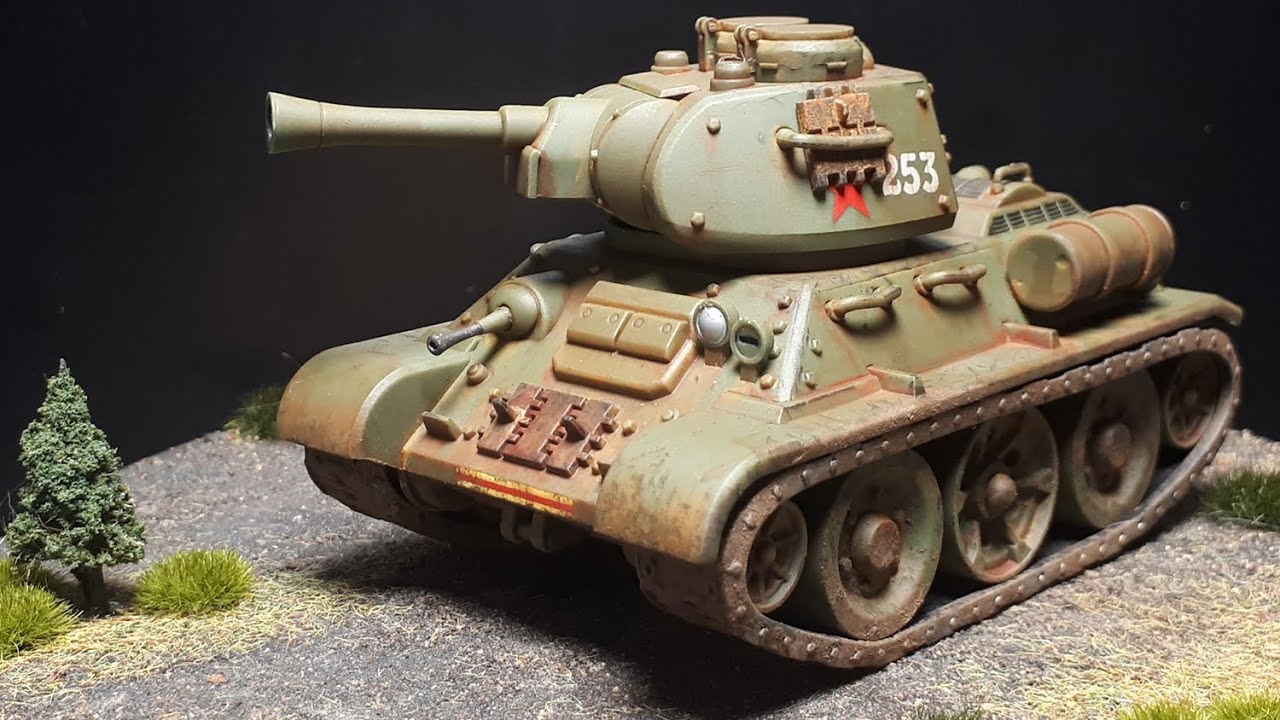 Soviet T-34/76 medium tank by Meng World War Toons WWT-006 model