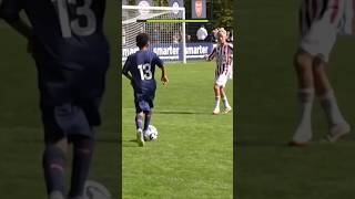 Trap 🪤 football skill tutorial ⚽🥵❤️ #football #skills #soccer #shorts