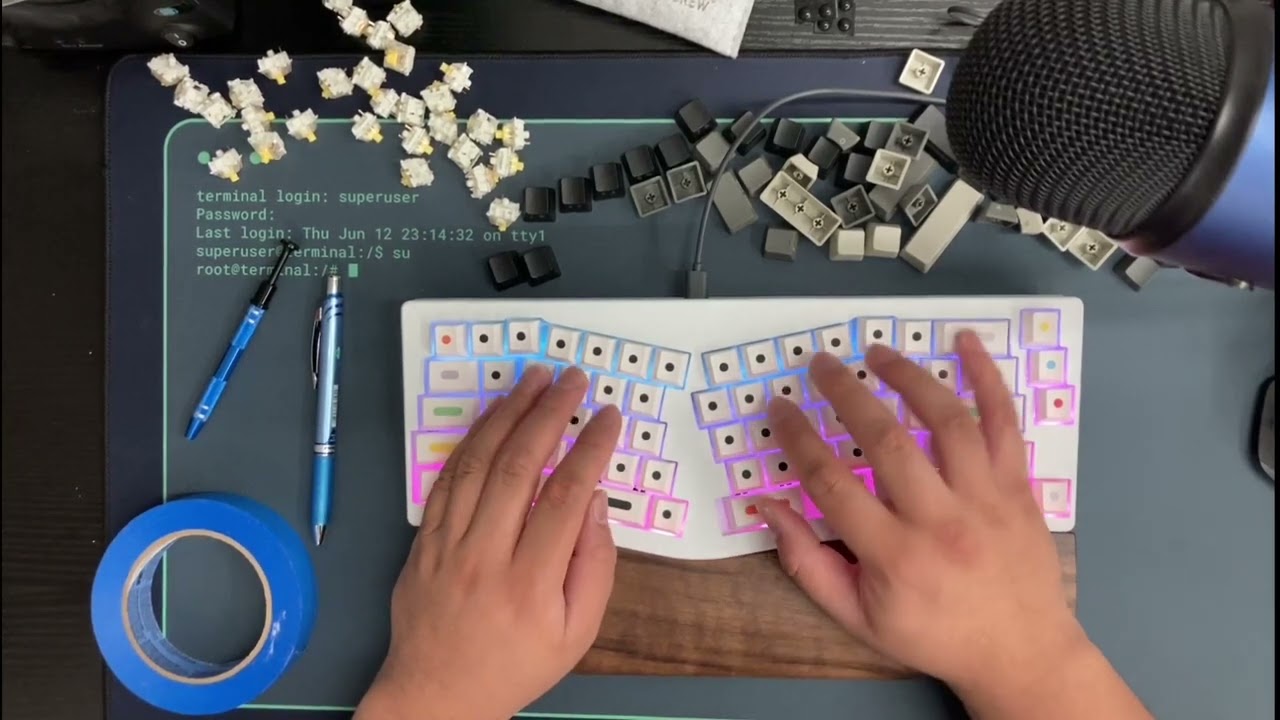 New Arisu Keyboard V1.0 Typing Test