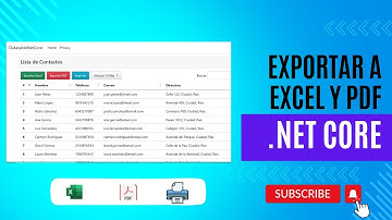 Cómo exportar a Excel, PDF e imprimir reportes con DataTables jQuery en .NET Core