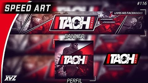 •Speed Art Banner COD WARZONE Para - ITACHI GAMER / by: XavozoDzn [Ps Touch/Android]|#116|