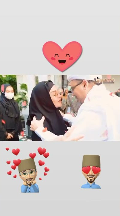 Detik-detik IB-HRS Mengecup Kening Ummi Syarifah Fadlun setelah Bebas Bersyarat 😇