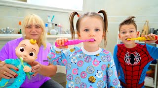 Five Kids Bedtime & Brush Your Teeth + more Children's Songs and Videos