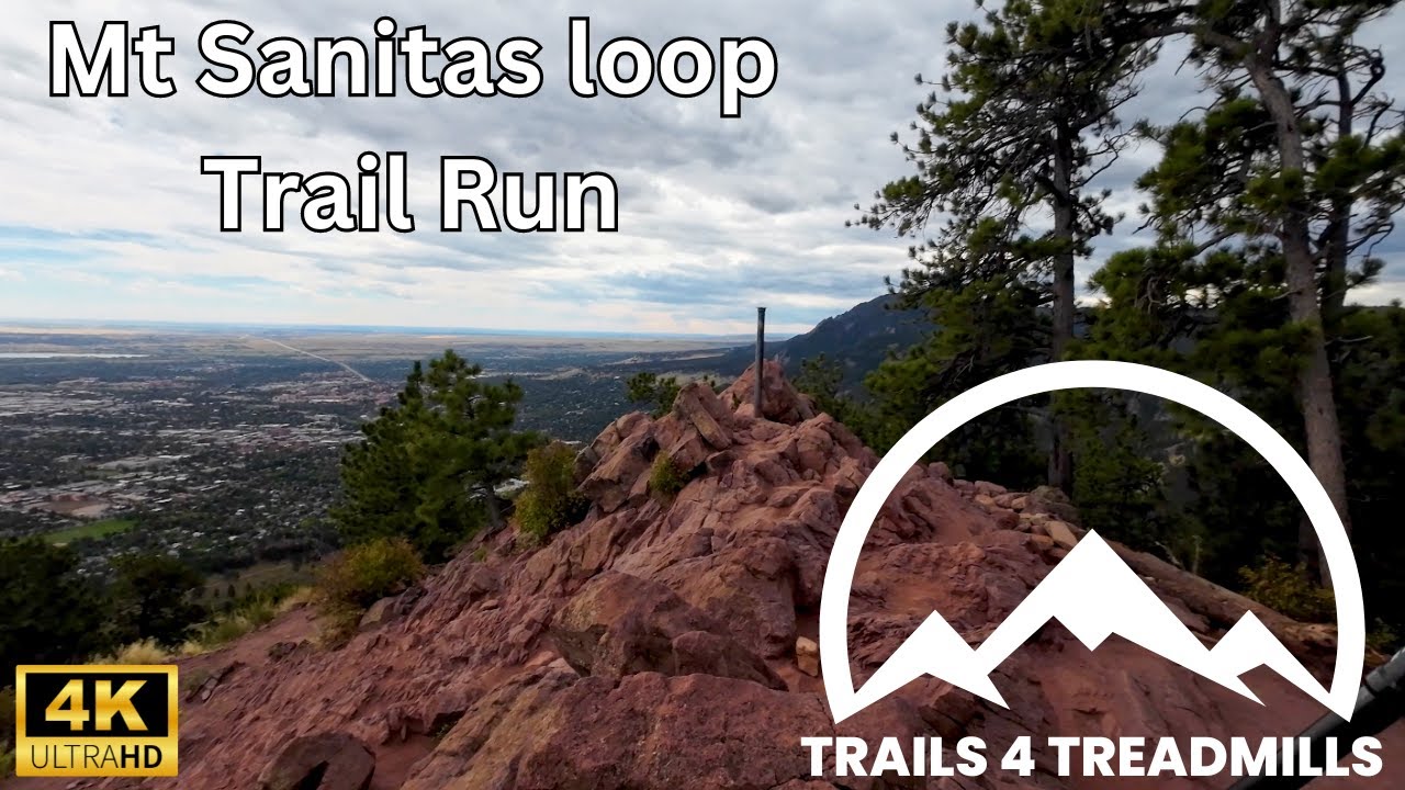 Sanicess Loop Mt. Sanitas Loop Run POV in 4k | Trails for Treadmills | Boulder CO ...