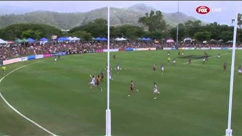 Luke McGuane threads the needle - AFL