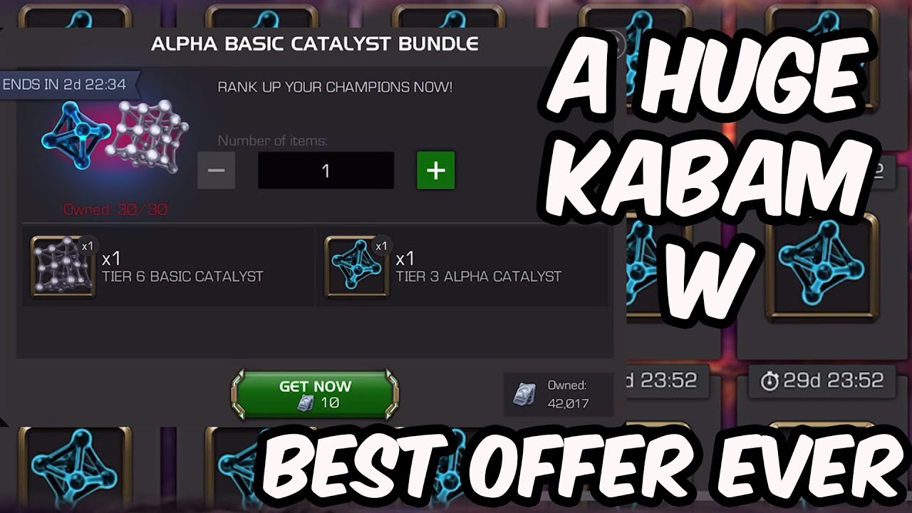 A HUGE KABAM W?!?! - The BEST 10 Unit Offer For Valiants - Marvel Contest of Champions