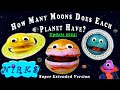 How many moons does each planet have 2024 update  meet the moons super extended space song  nirks