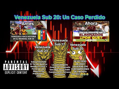 El Problema De La Selección Sub 20 De Venezuela, Y Del Cual Nadie Habla 🇻🇪🫢⚽❌📉