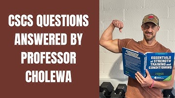 How to pass the CSCS exam ft. Professor Cholewa | Show Up Fitness Study Guide