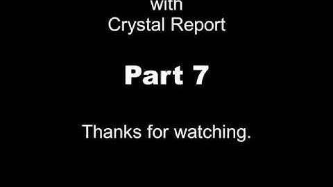 CRUD Tutorial using VB.Net and MS Access with Crystal Report - Part 7